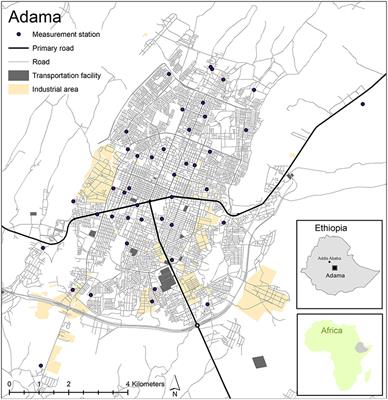 Air Pollution and Urban Green Space: Evidence of Environmental Injustice in Adama, Ethiopia